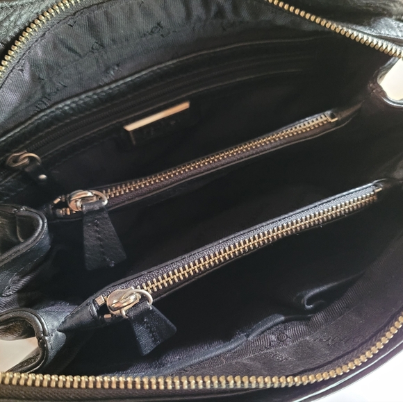 Botkier Leather Trigger Saddle Shoulder Bag in Black - Picture 9 of 15